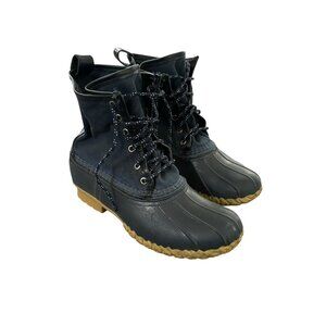 L.L. Bean Kids Waxed Canvas Duck Boots Size 6